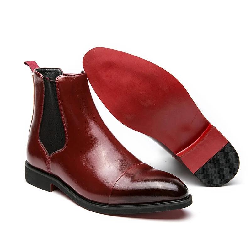 Men's Chelsea Boots Red Sole