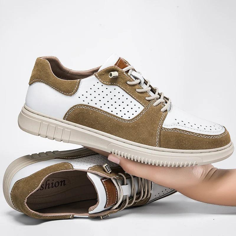 Luxury Genuine Leather Sneakers