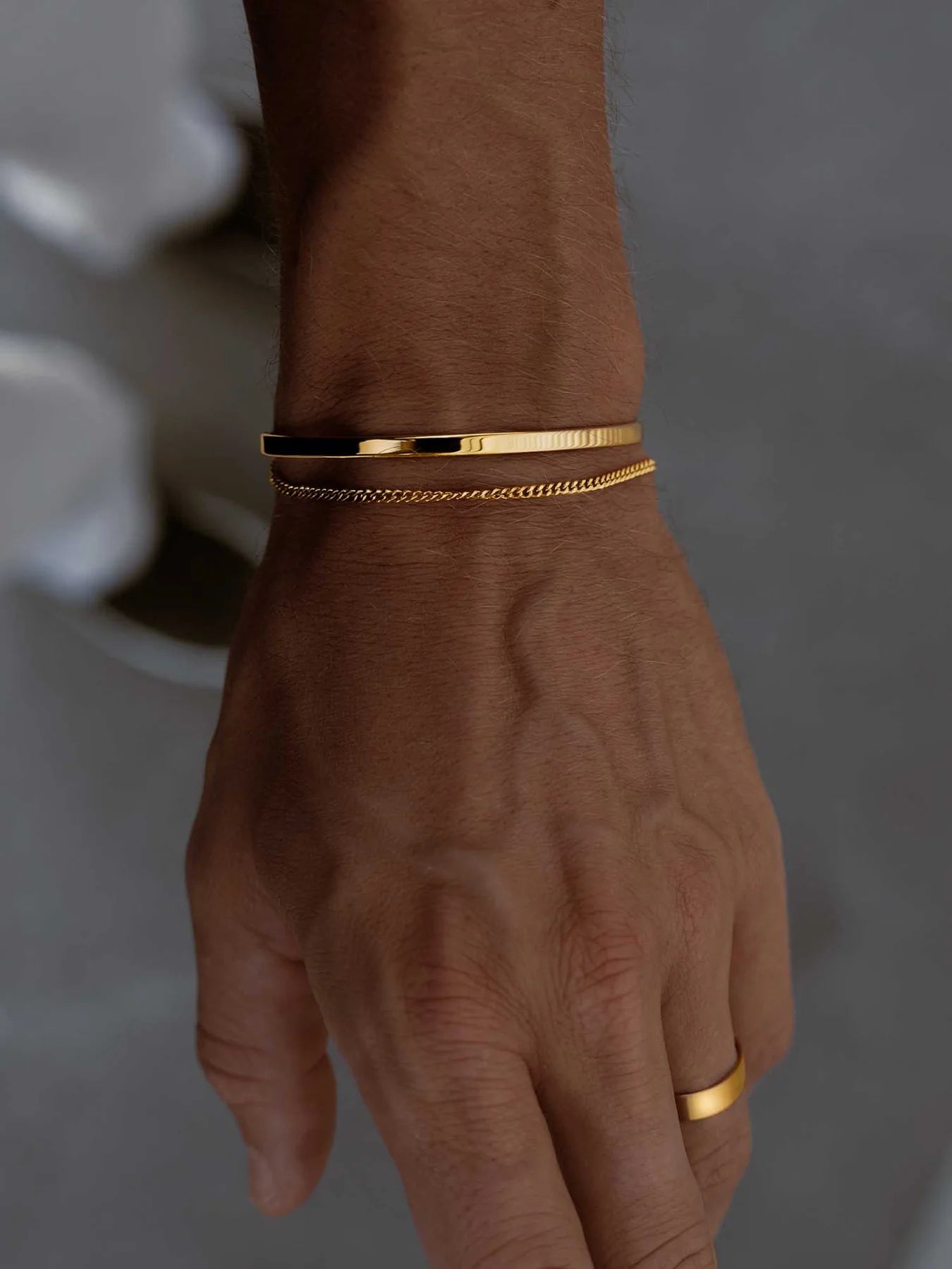 Minimal Chain Bracelet