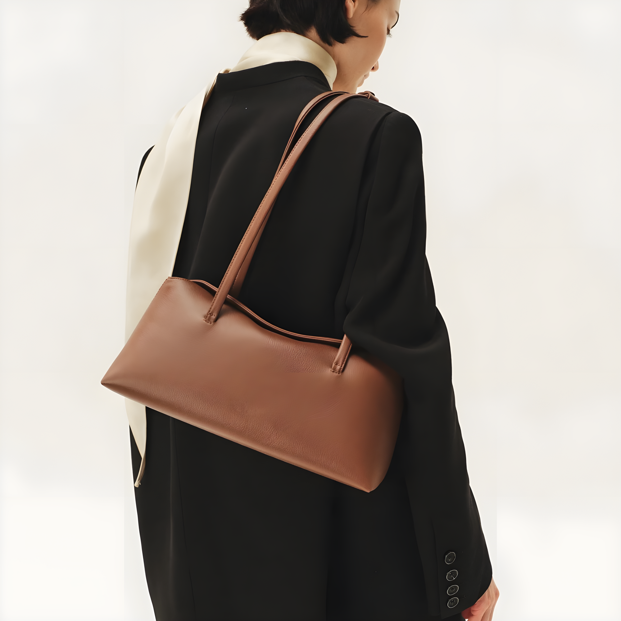 Maya Leather Shoulder Bag